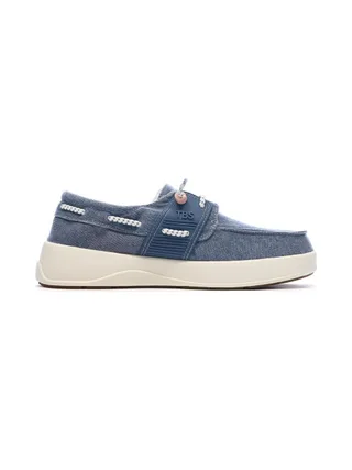 Chaussures bateau Bleu Femme TBS Cotton Canvas Argile 2