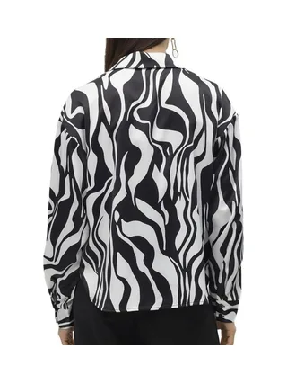 Chemise Noire/Blanche Femme Vero Moda Merle 2