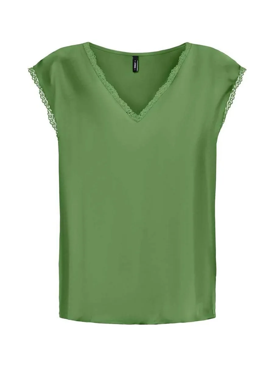 T-Shirt Vert Femme Only Selina 1