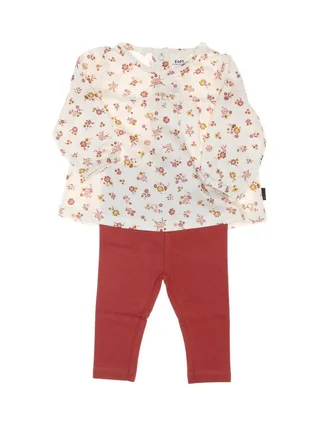 Ensemble Rose/Ecru Bébé Fille EOM Efomug 1