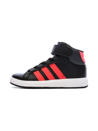 Baskets Noir Garçon Adidas Grand Court Mid 1