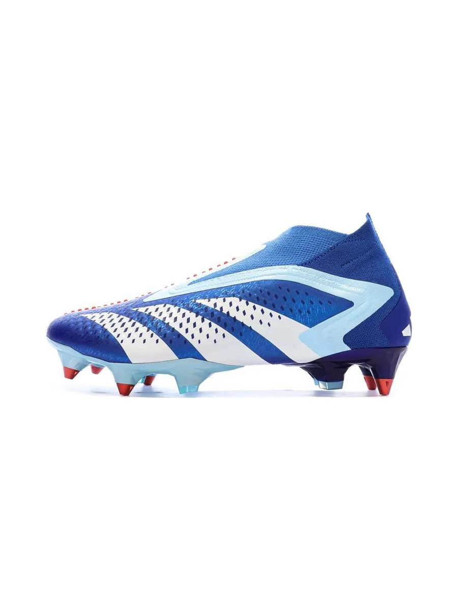 Chaussures de Foot Bleu Homme Adidas Predator Accuracy+ SG 2
