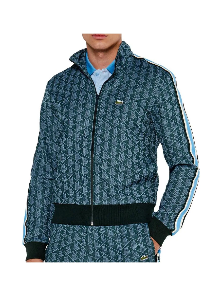 Veste Zippé Vert/Bleu Homme Lacoste SH1368 2