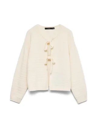 Gilet Ecru Femme Vero Moda Boom Structure 3
