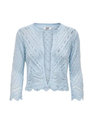 Cardigan Bleu Femme JDY Sun 3/4 Cropped 2