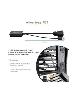 DVI to DisplayPort Adapter - USB Power 13