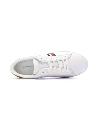 Baskets Blanches Femme Tommy Hilfiger Essential Court Snea 4