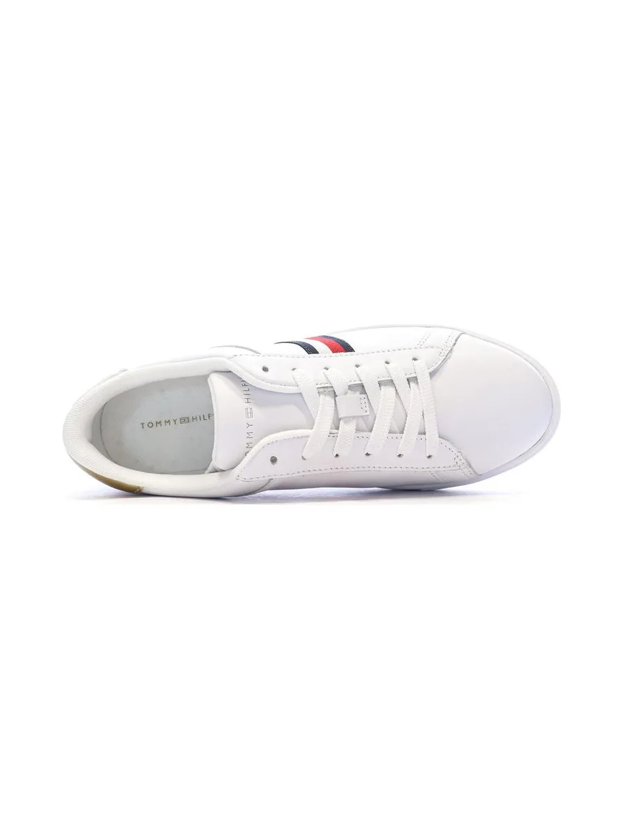 Baskets Blanches Femme Tommy Hilfiger Essential Court Snea 5