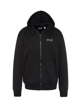 Sweat à capuche Noir Garçon Schott SAM 1