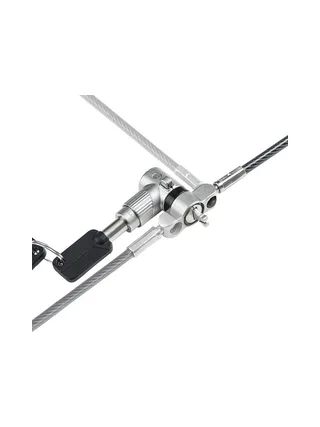 3-in-1 Laptop Lock 6.6ft Security Cable 6