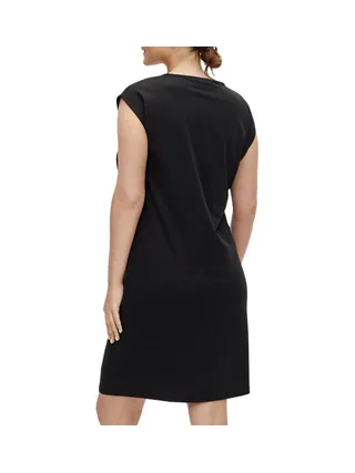 Robe Noire Femme Mamalicious Jade 2