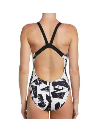 Maillot de bain Noire Femme Nike Fast Back 2