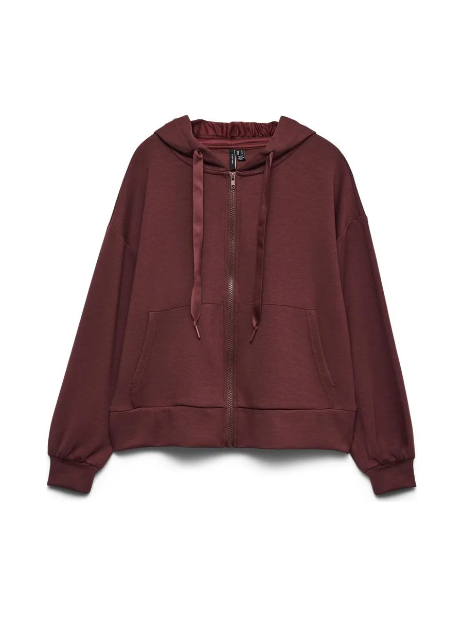 Sweat Zippé Prune Femme Vero Moda Hali 2