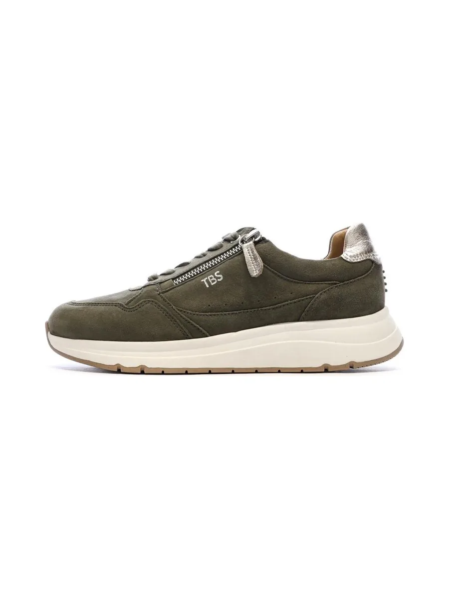 Baskets Kaki Femme TBS BLONZIP 2