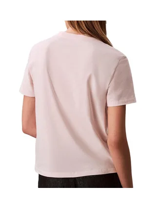T-Shirt Rose Femme Calvin Klein Jeans Classic Foil 2