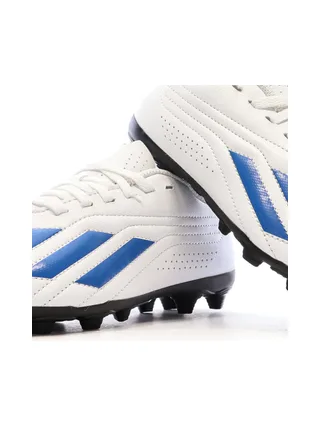 Chaussures de foot Blanc/Bleu Garçon Adidas Deportivo Ii Fxg J 7