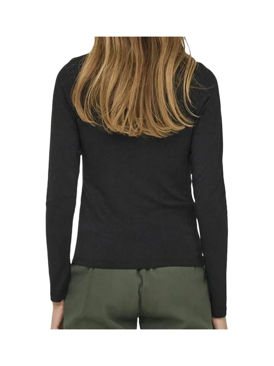 T-Shirt Manches Longues Noir Femme JDY Kaiser 3