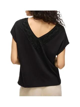 T-Shirt Noir Femme Vila Visyma 2