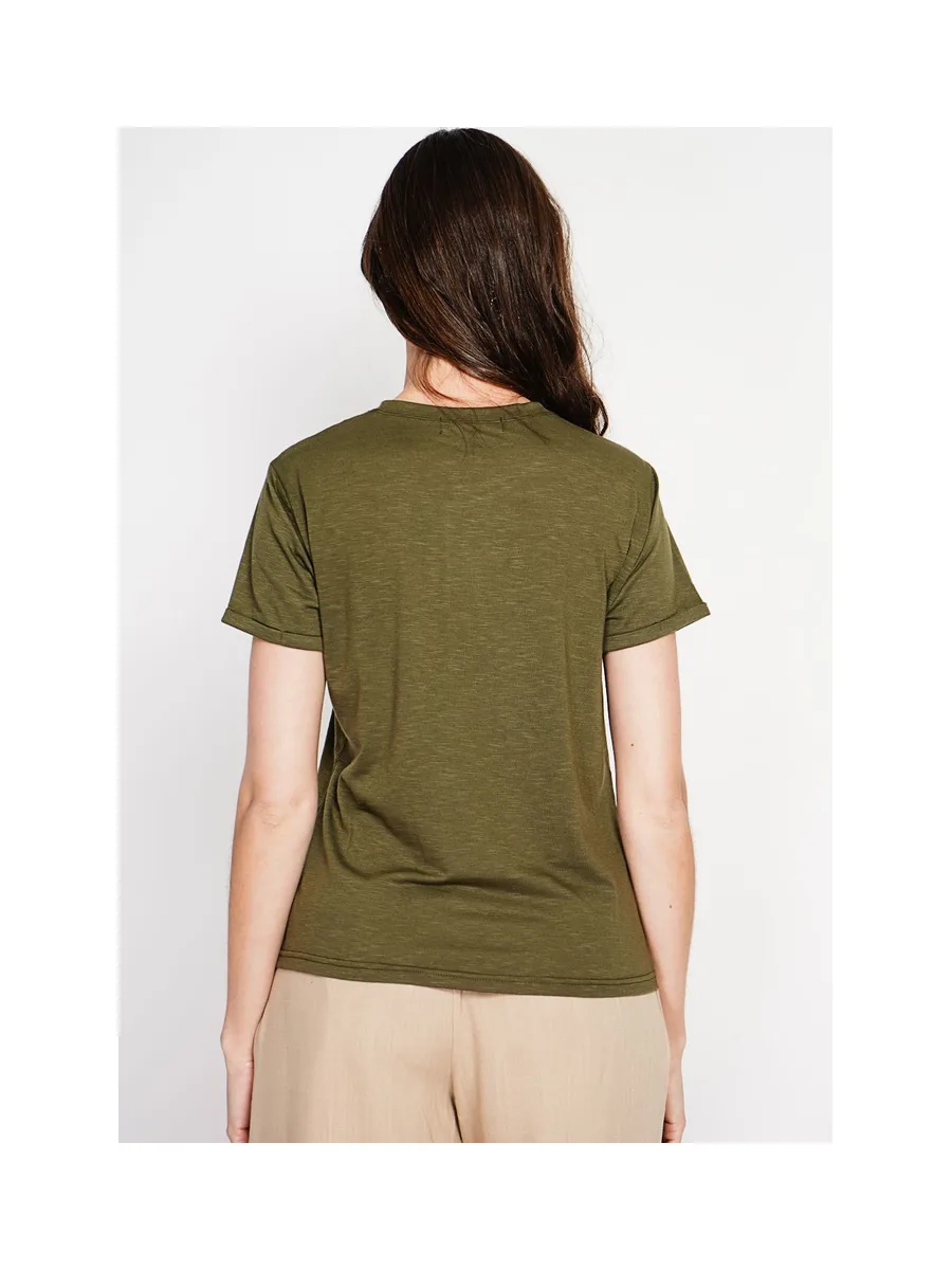 T-shirt col rond à manches courtes 8
