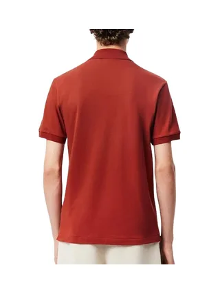 Polo Terracotta Homme Lacoste Maille 2