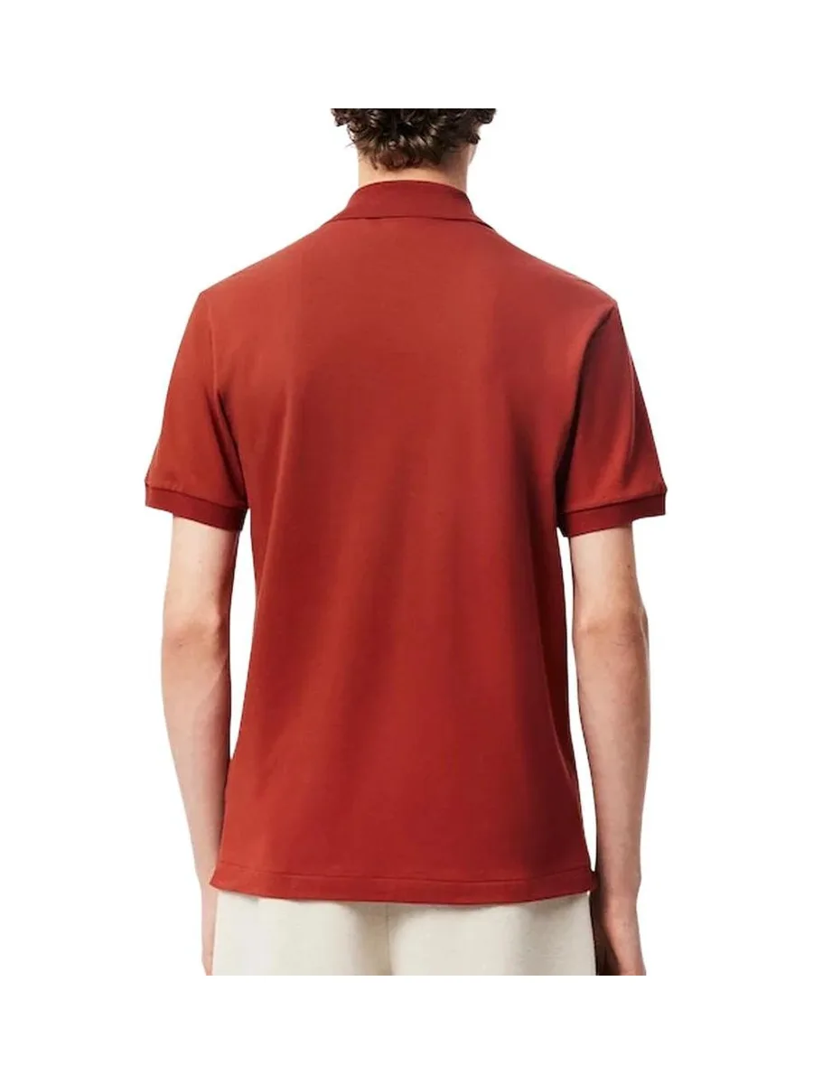 Polo Terracotta Homme Lacoste Maille 3