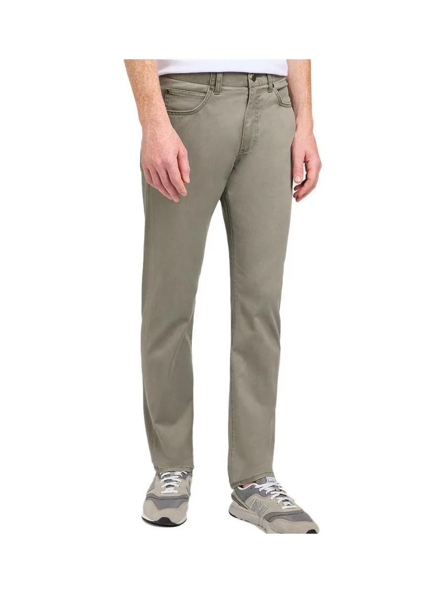 Jean Regular Kaki Homme Lee Straight Grove 2