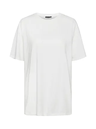 T-Shirt Blanc Femme Pieces Kitty 1