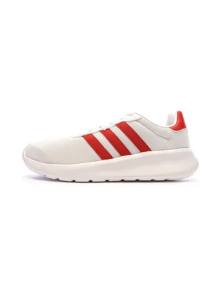 Baskets Blanches/Rouges Homme Adidas Lite Racer 3.0 1