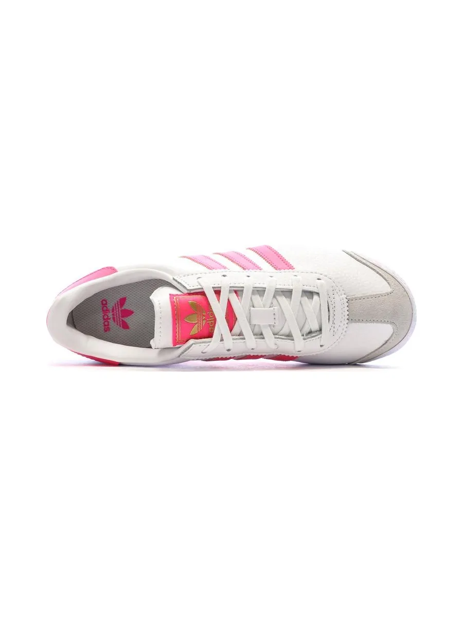 Baskets Rose/Blanc Femme Adidas Samoa 5
