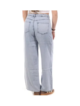 Jean Loose Bleu Femme Oraije Wilenette 2