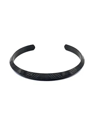 Bracelet Invalides noir - acier 5