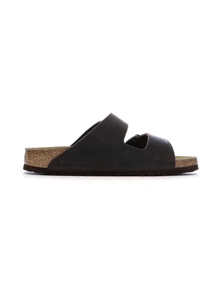 Sandales Marron Cuir Homme Birkenstock Arizona 2