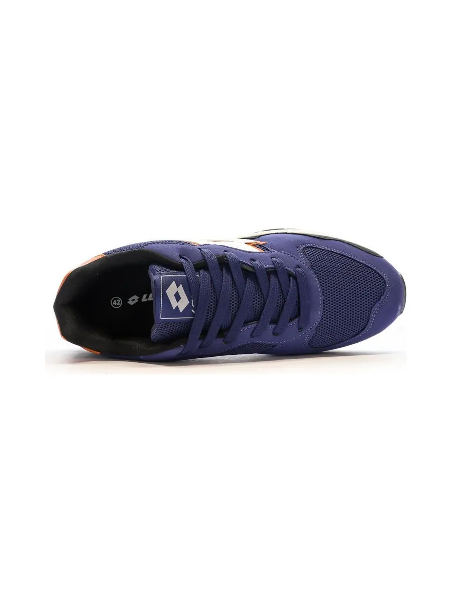 Baskets Marine/Blanches/Orange Homme Lotto Twenty6 5