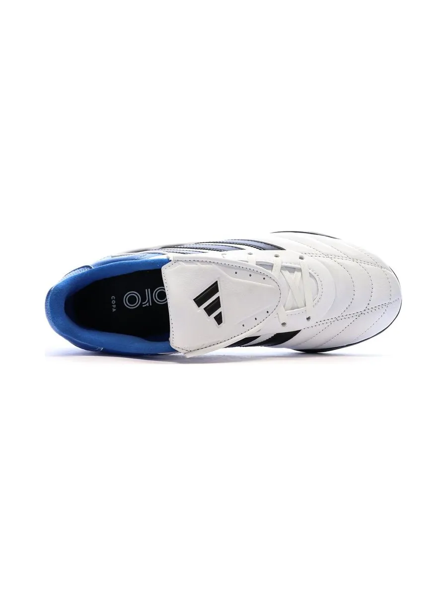 Chaussures de Foot Blanc/Bleu Homme Adidas Copa Gloro II TF 4