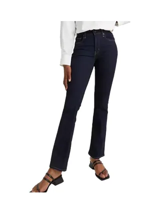 Jean 725 Bleu Foncé Bootcut Femme Levi's High Rise 18759 1