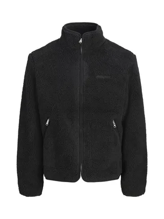 Veste Polaire Sherpa Noire Homme Jack & Jones Teddy 3