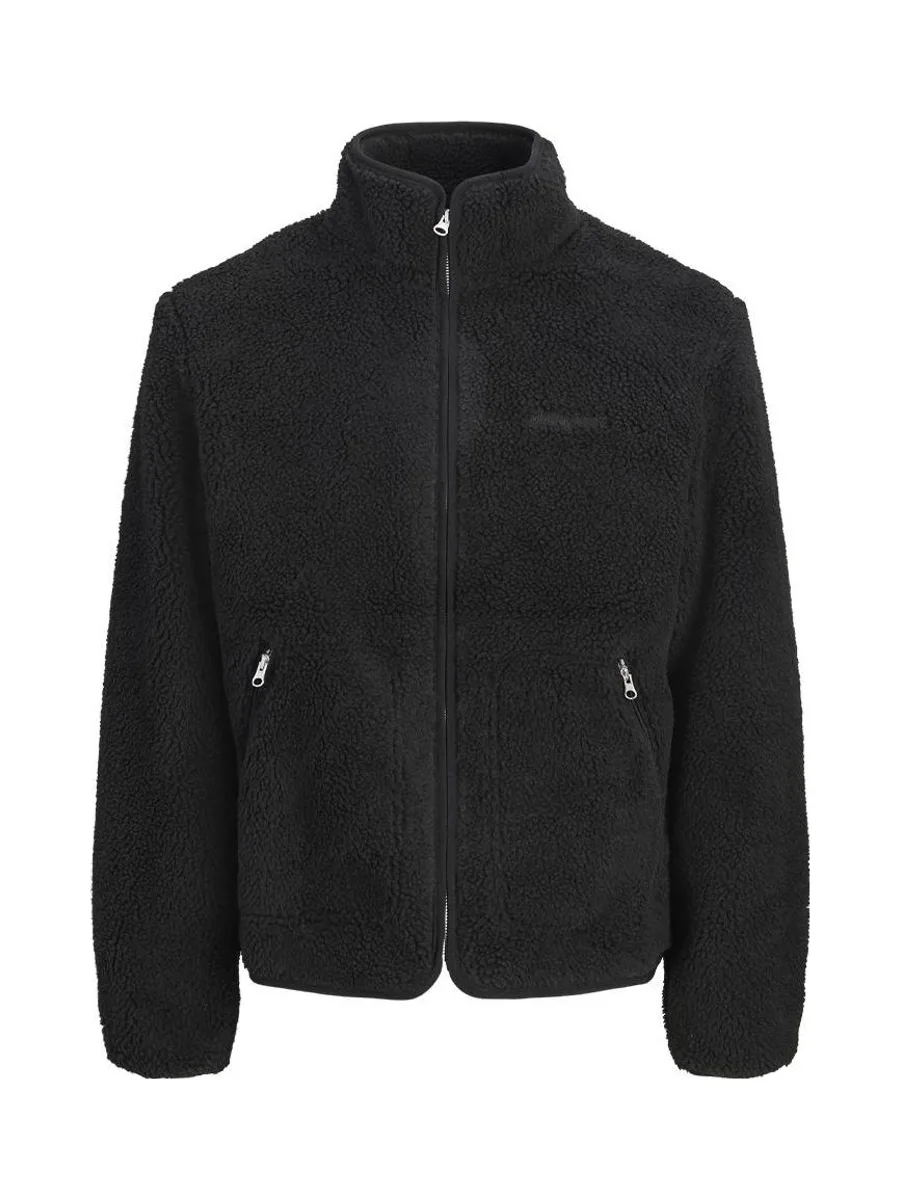 Veste Polaire Sherpa Noire Homme Jack & Jones Teddy 4