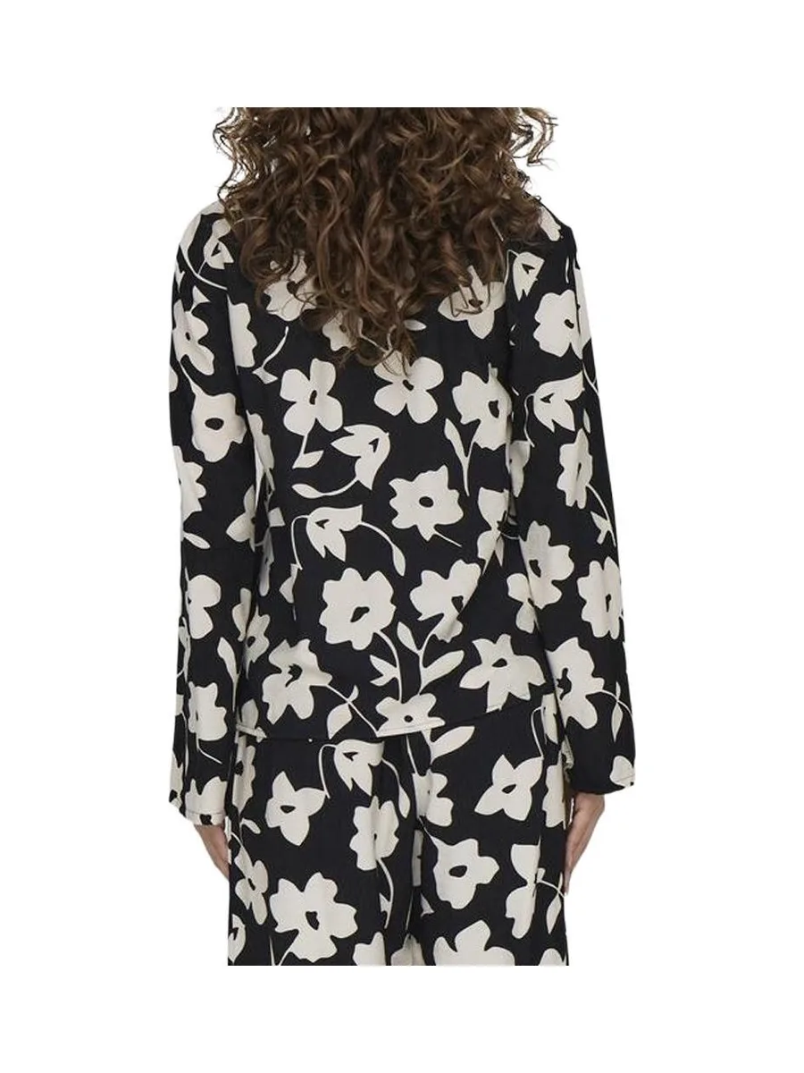 Blouse Noire/Blanche Femme JDY Silas 3