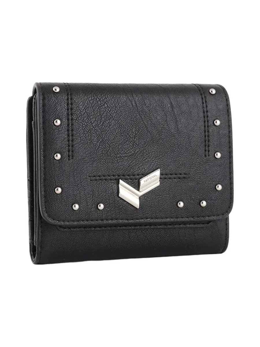 Portefeuille Noir Femme Kaporal LANA 2