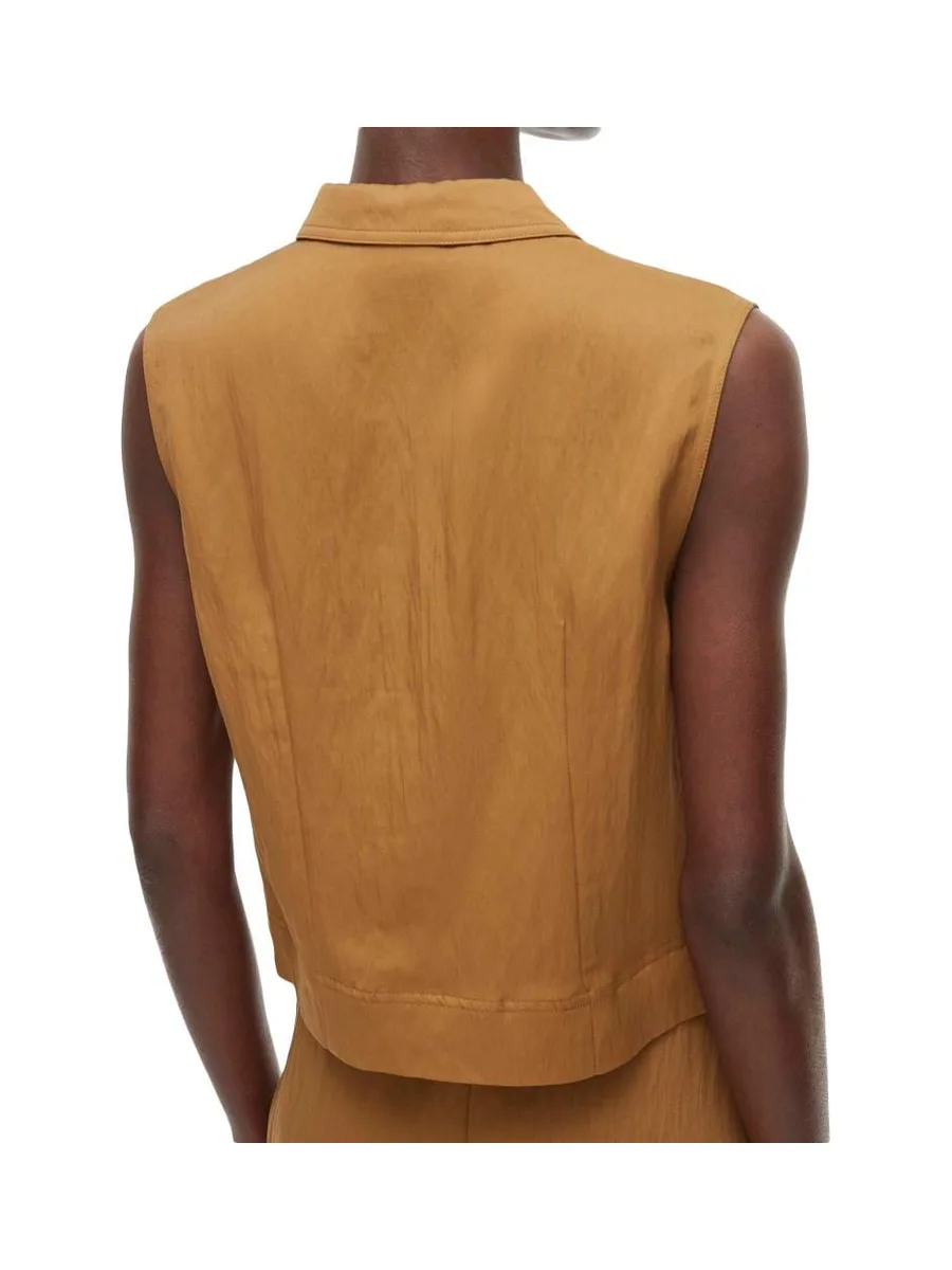 Chemise Marron Femme Rouge Edit Etienne 3