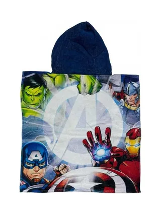 Poncho Bleu/Rouge Garçon Sport Zone Avengers 2