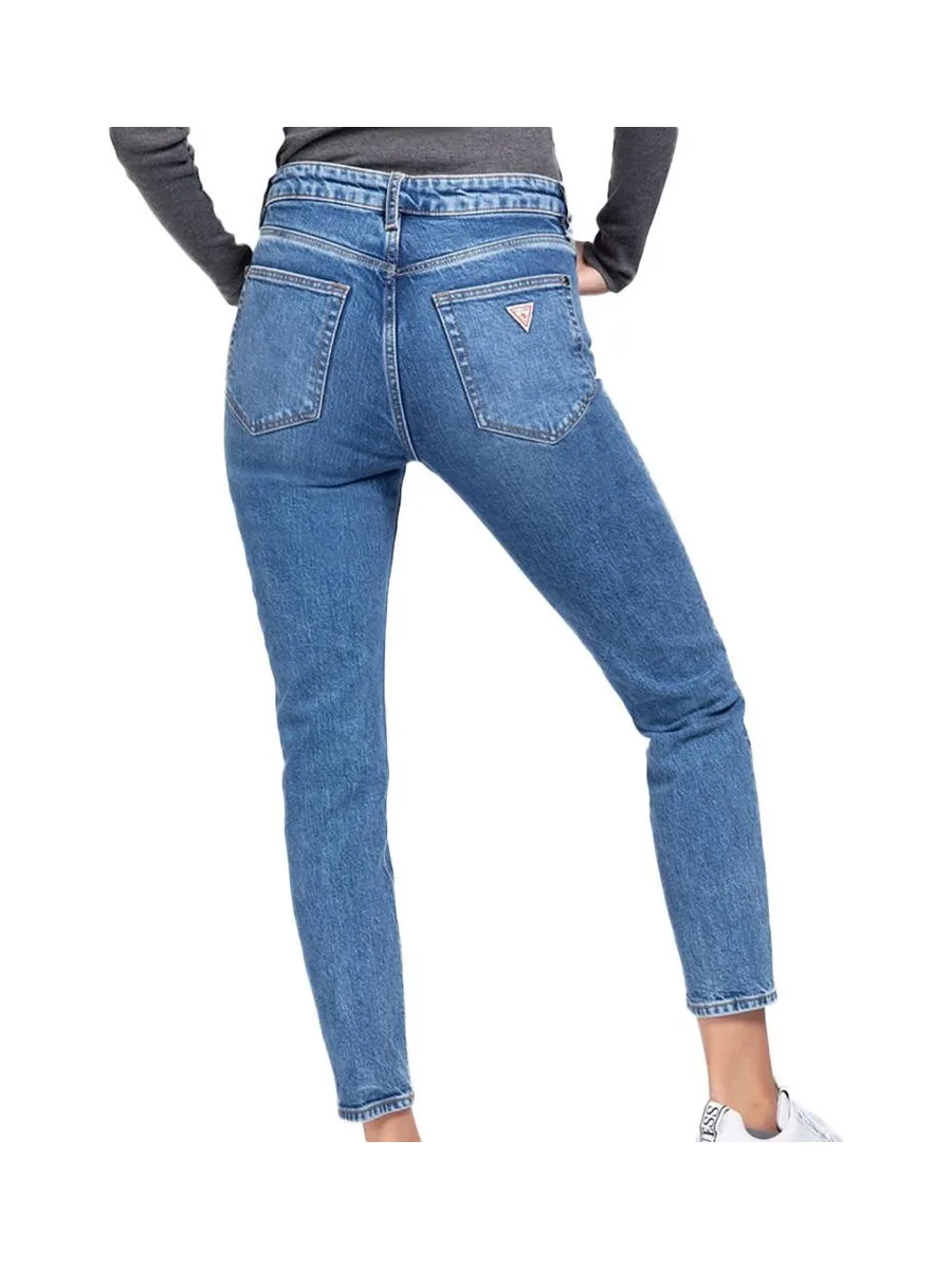 Jean Skinny Bleu Femme Guess Girly 3