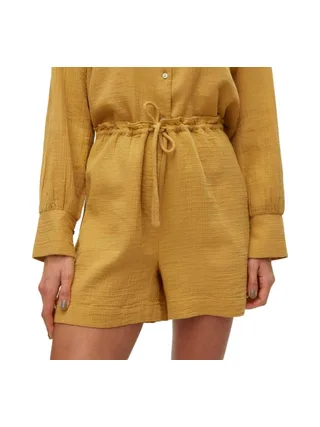 Short Jaune Femme Vero Moda Rikke 1