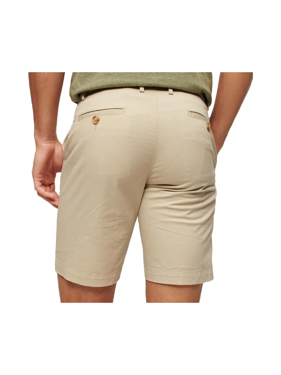 Short Chino Beige Homme Superdry Stretch 3