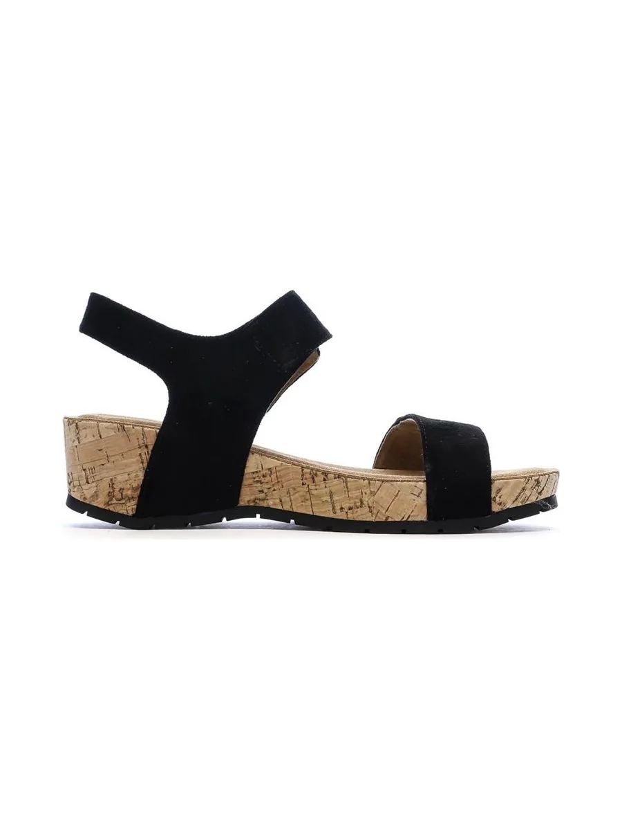 Sandales Noires Femme Chattawak Laspinas 3