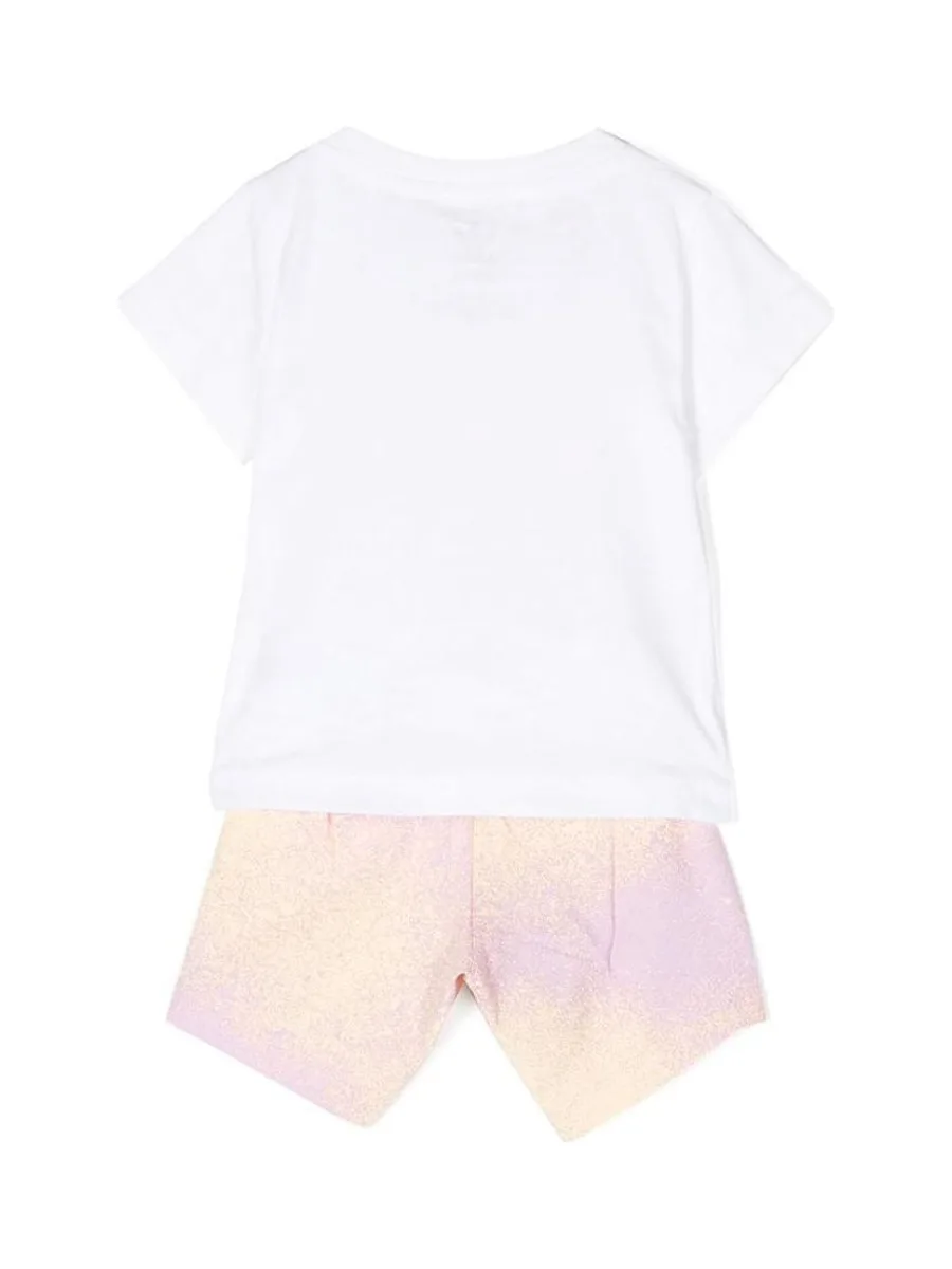 Ensemble Blanc/Jaune Fille Adidas HK2909 3