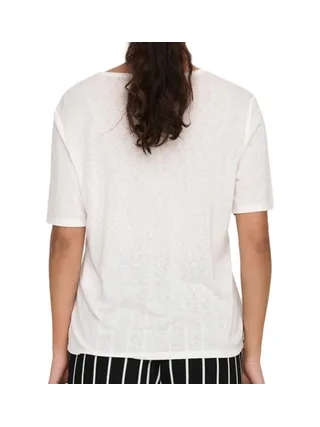 T-shirt Blanc Femme JDY Faustina 2