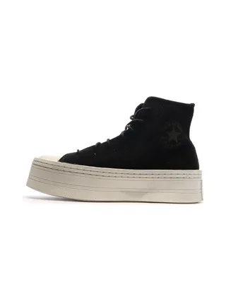 Baskets Noires Femme Converse Chuck Taylor All Star Suede 1