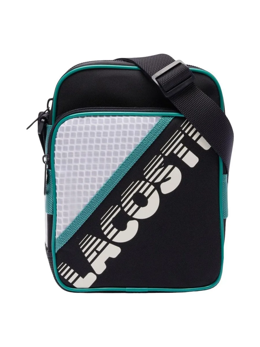 Sacoche Noir/Bleu Homme Lacoste bayou 2
