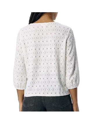 Blouse Brodée Blanche Femme Vero Moda Aila 2